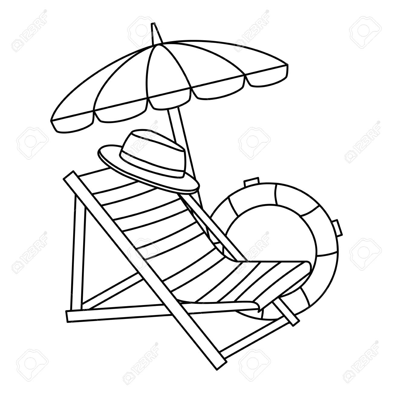 Featured image of post Beach Chair Drawing How to draw a deck chair real easy