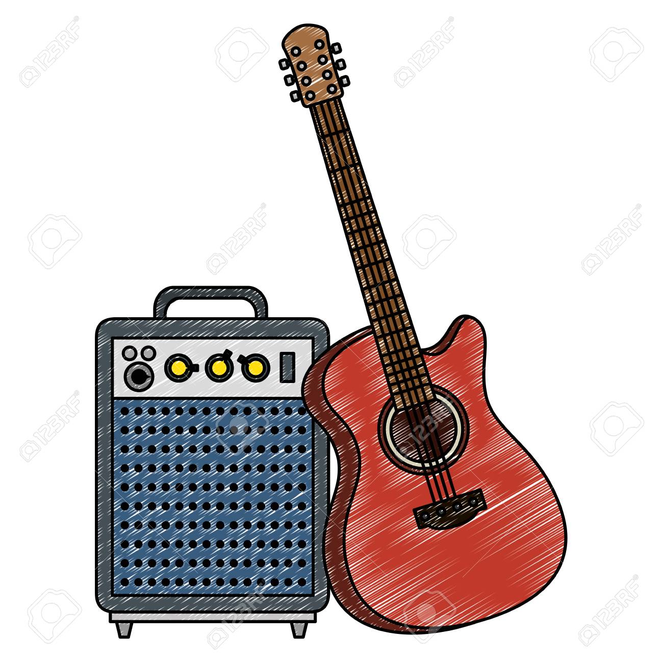 acoustic guitar speaker