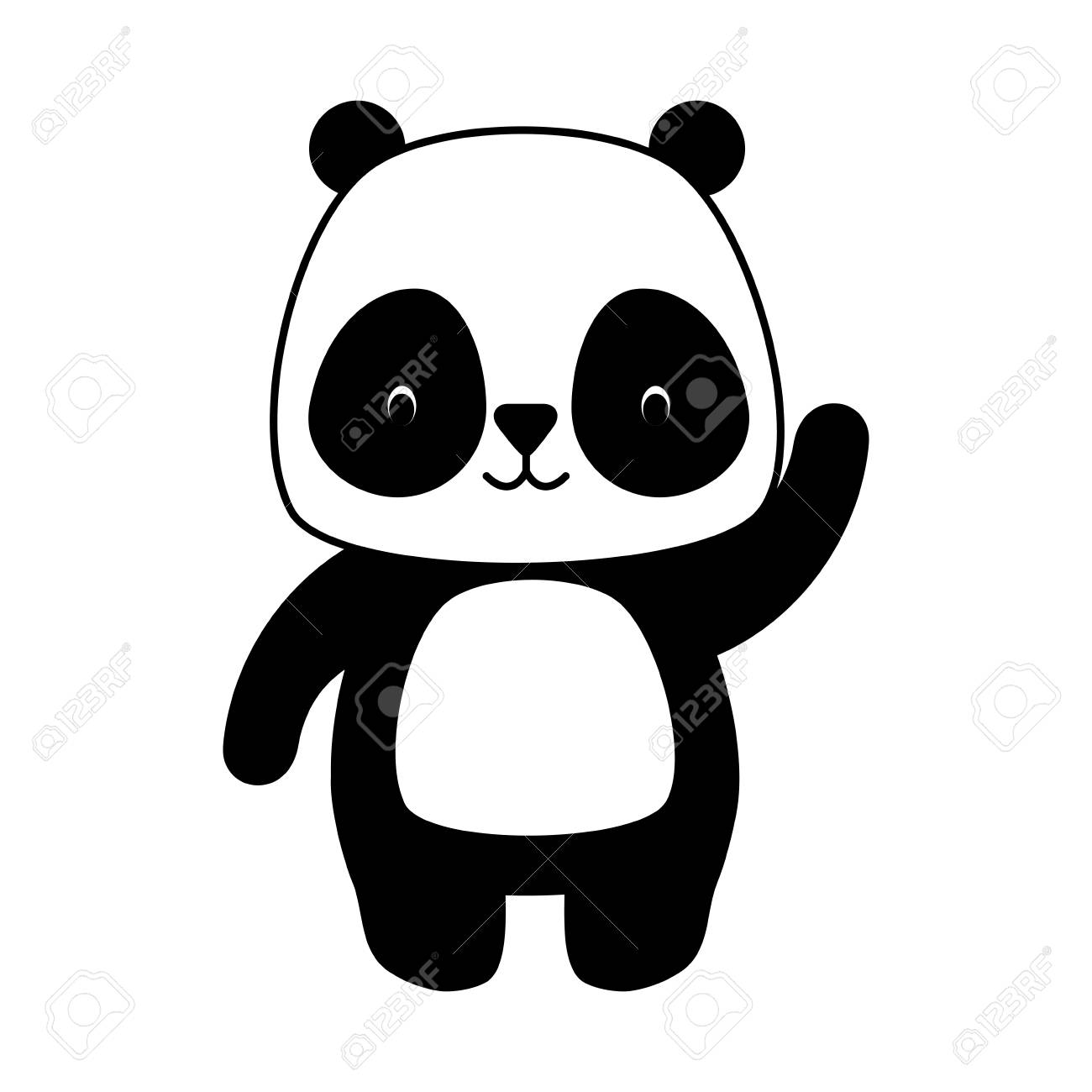 Cute Panda Animal Cartoon Vector Illustration Design Royalty Free Cliparts Vectors And Stock Illustration Image