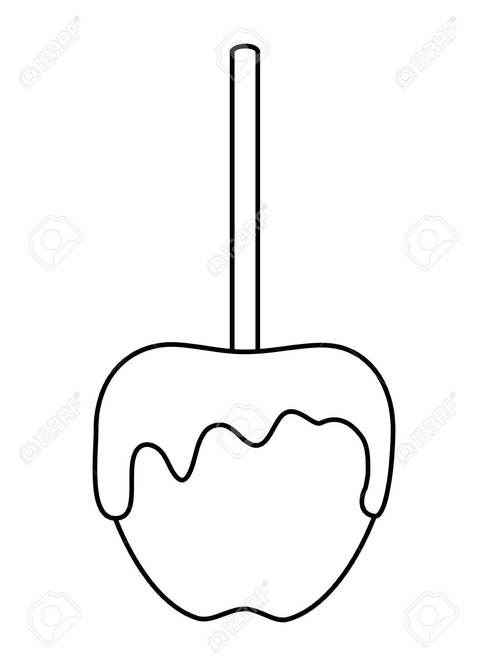 Candy Apple Sweet Icon Vector Illustration Design Royalty Free Cliparts Vectors And Stock Illustration Image 121648365