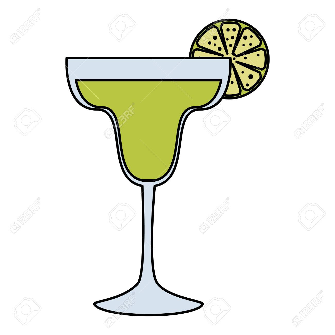 Margarita Cocktail Fresh Icon Vector Illustration Design Royalty Free SVG,  Cliparts, Vectors, and Stock Illustration. Image 122707823., image size:1300x1300
