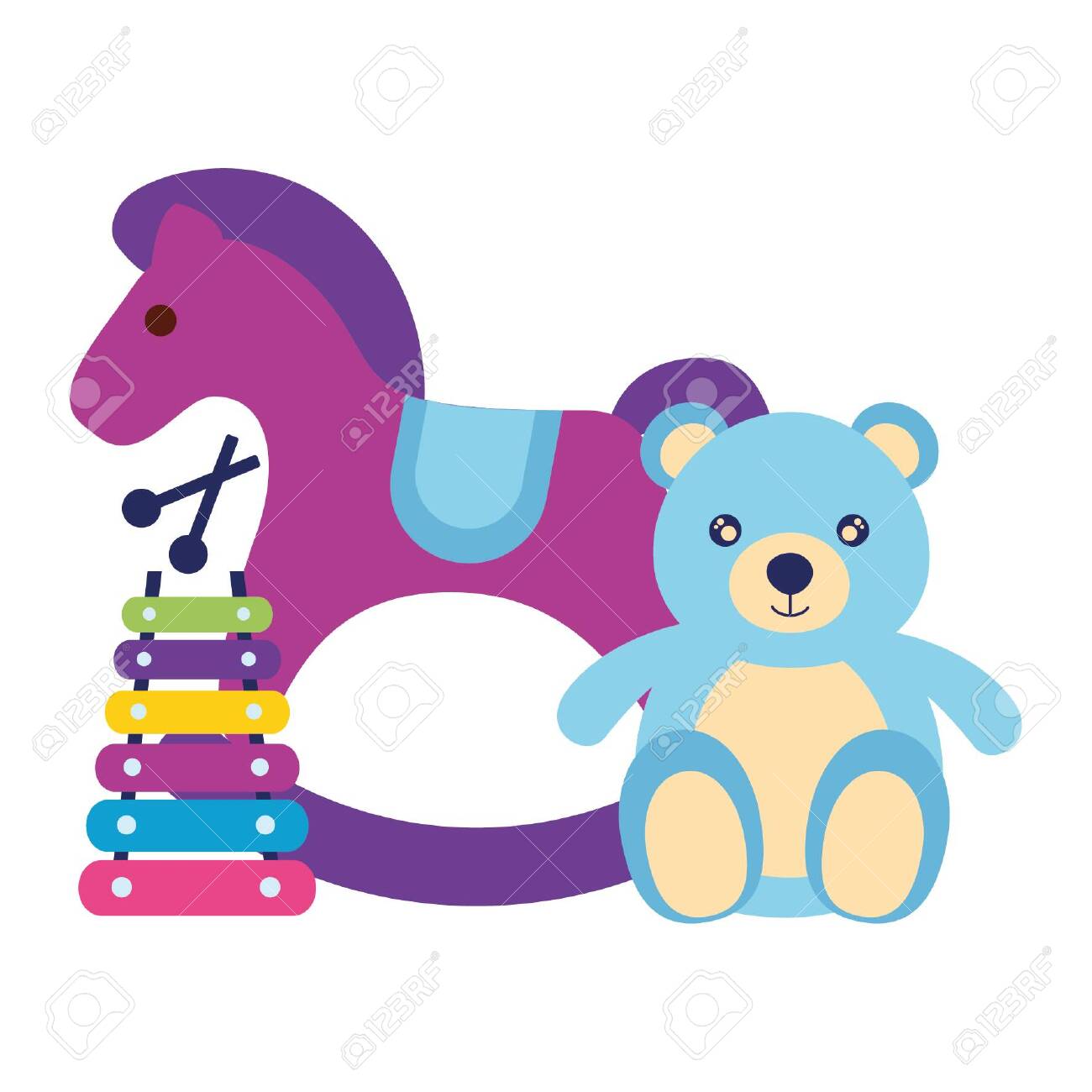 rocking horse bear