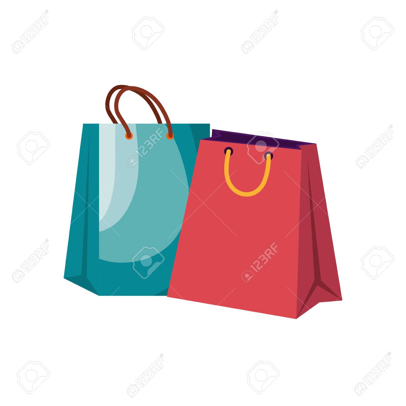 shopping bags handle isolated icons vector illustration design - 133923669 shopping bags handle isolated icons vector illustration design - 133923669