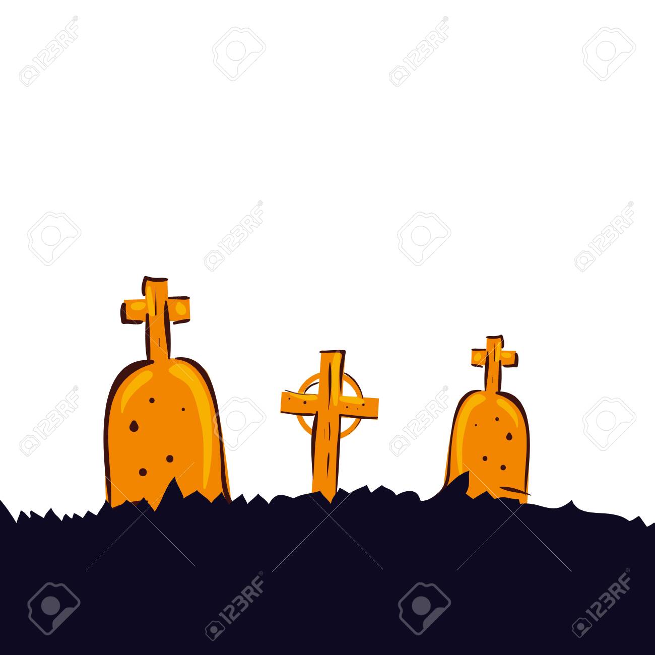 halloween tombs of cemetery isolated icon vector illustration design - 134226371 halloween tombs of cemetery isolated icon vector illustration design - 134226371