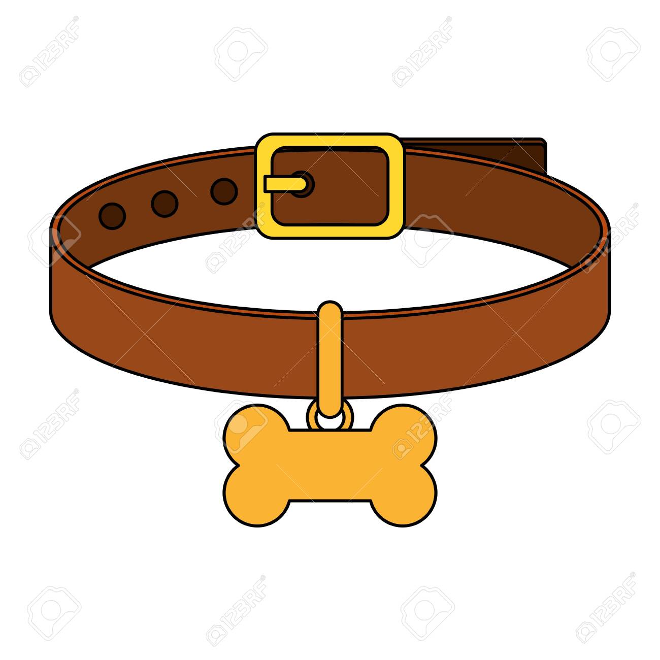 dog collar bone