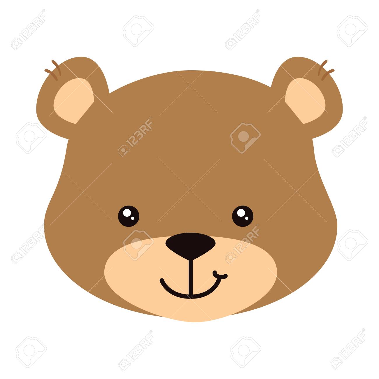 cute teddy bear face