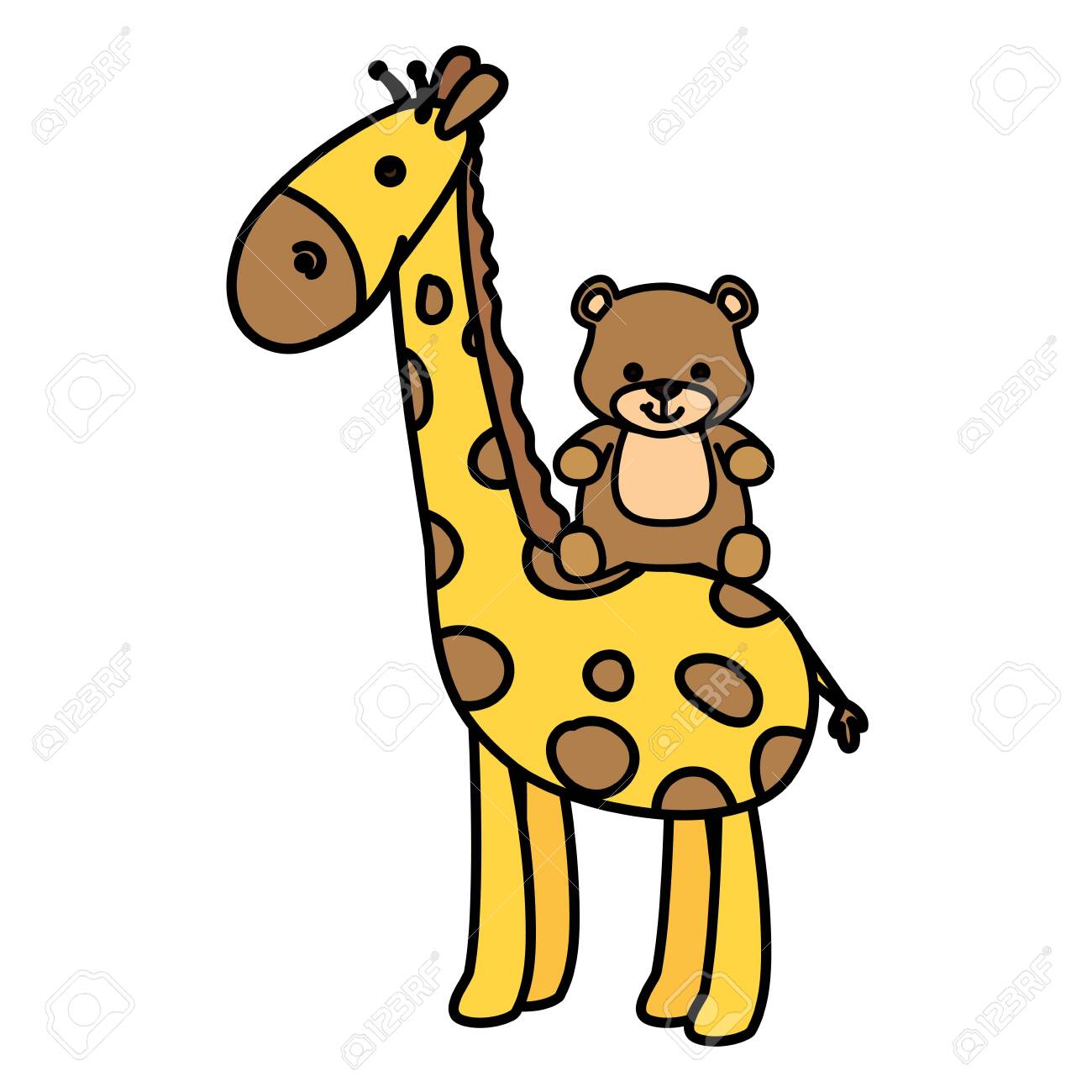 teddy bear giraffe