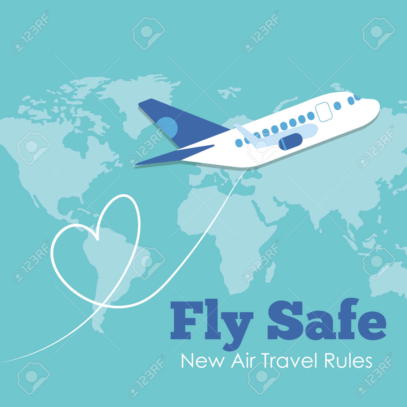 fly safe campaign lettering poster with airplane flying and earth maps vector illustration design - 158603174 fly safe campaign lettering poster with airplane flying and earth maps vector illustration design - 158603174