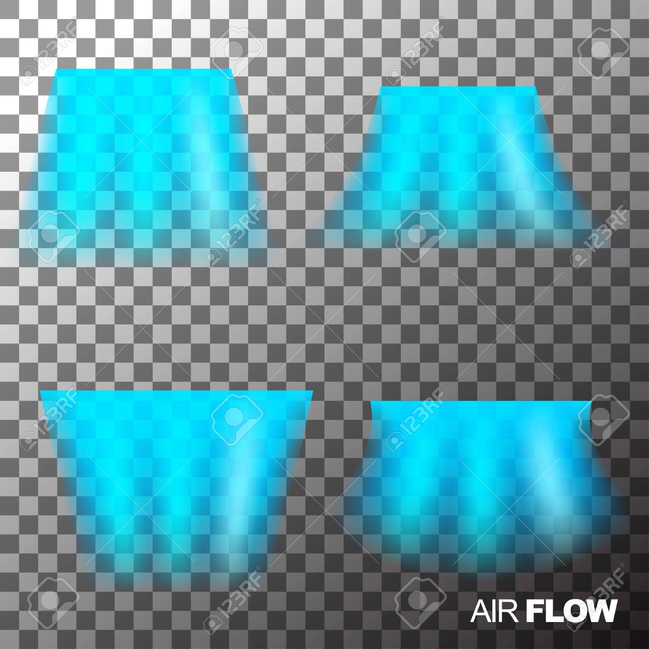 Air Flow Of Clean Or Cold Air From Conditioner. Isolated On Transparent.. Royalty Free Cliparts, Vectors, And Stock Illustration. Image 138145796.