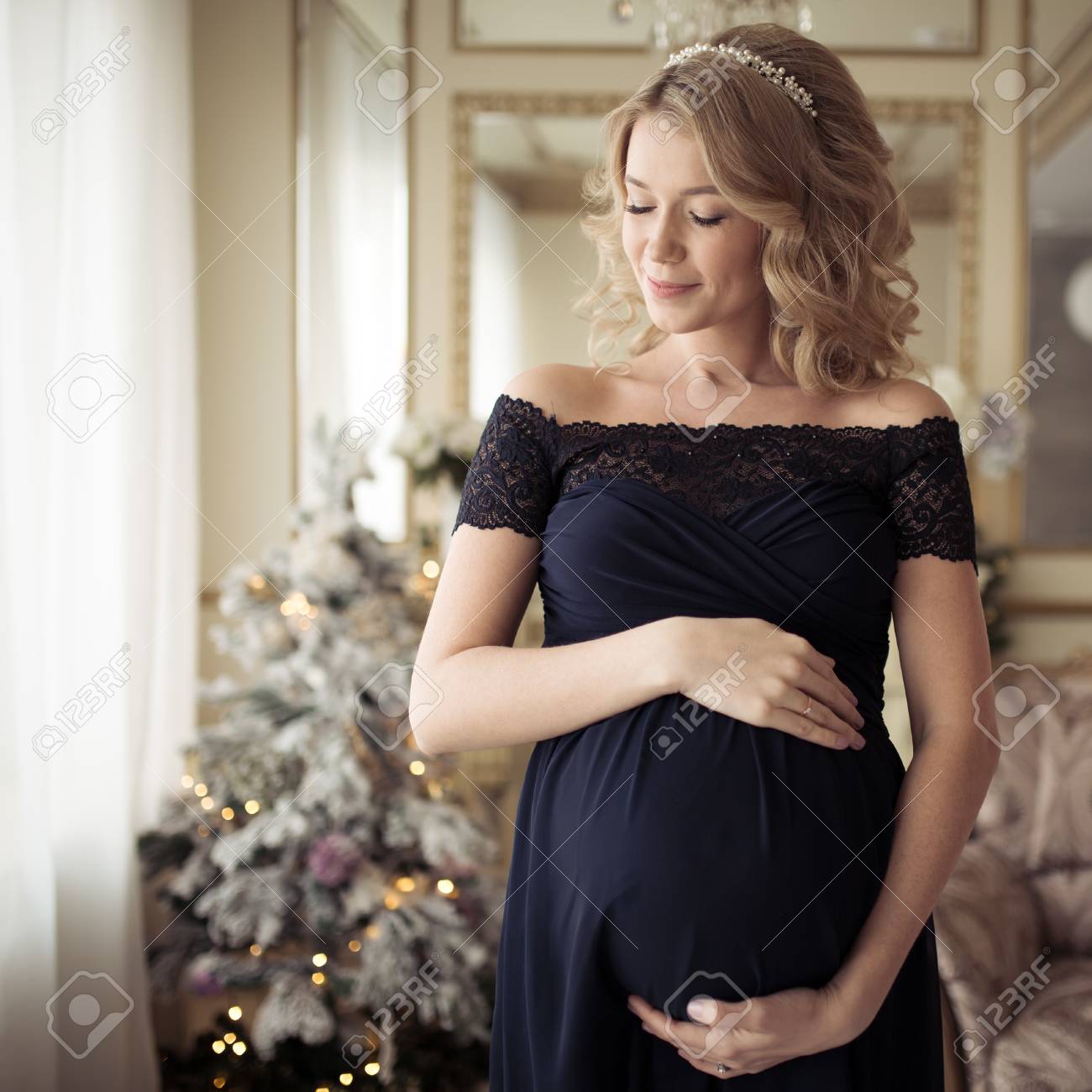 pregnant christmas dress