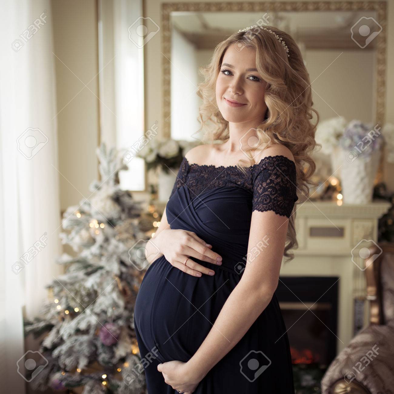 pregnant christmas dress