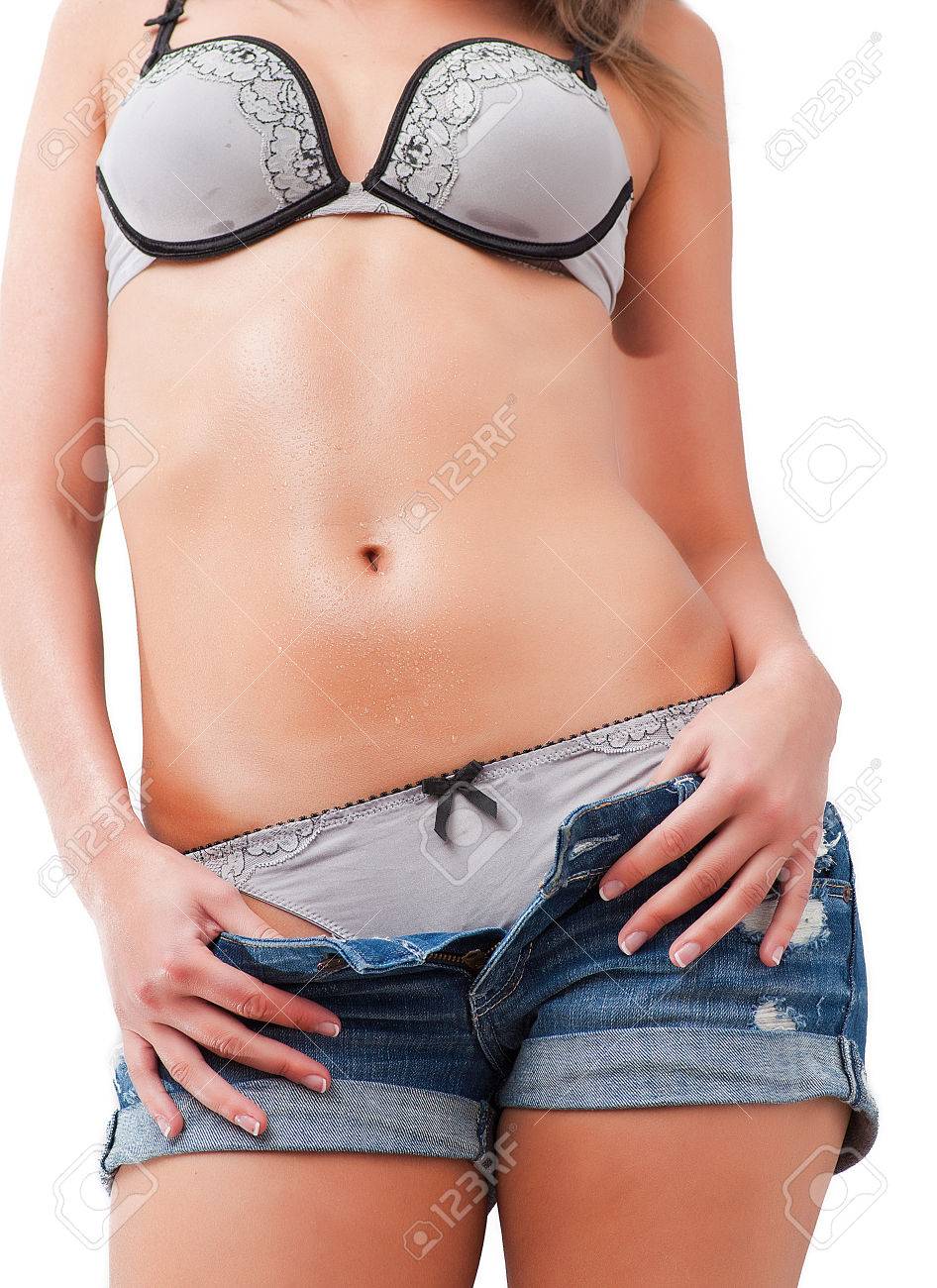 jean shorts underwear