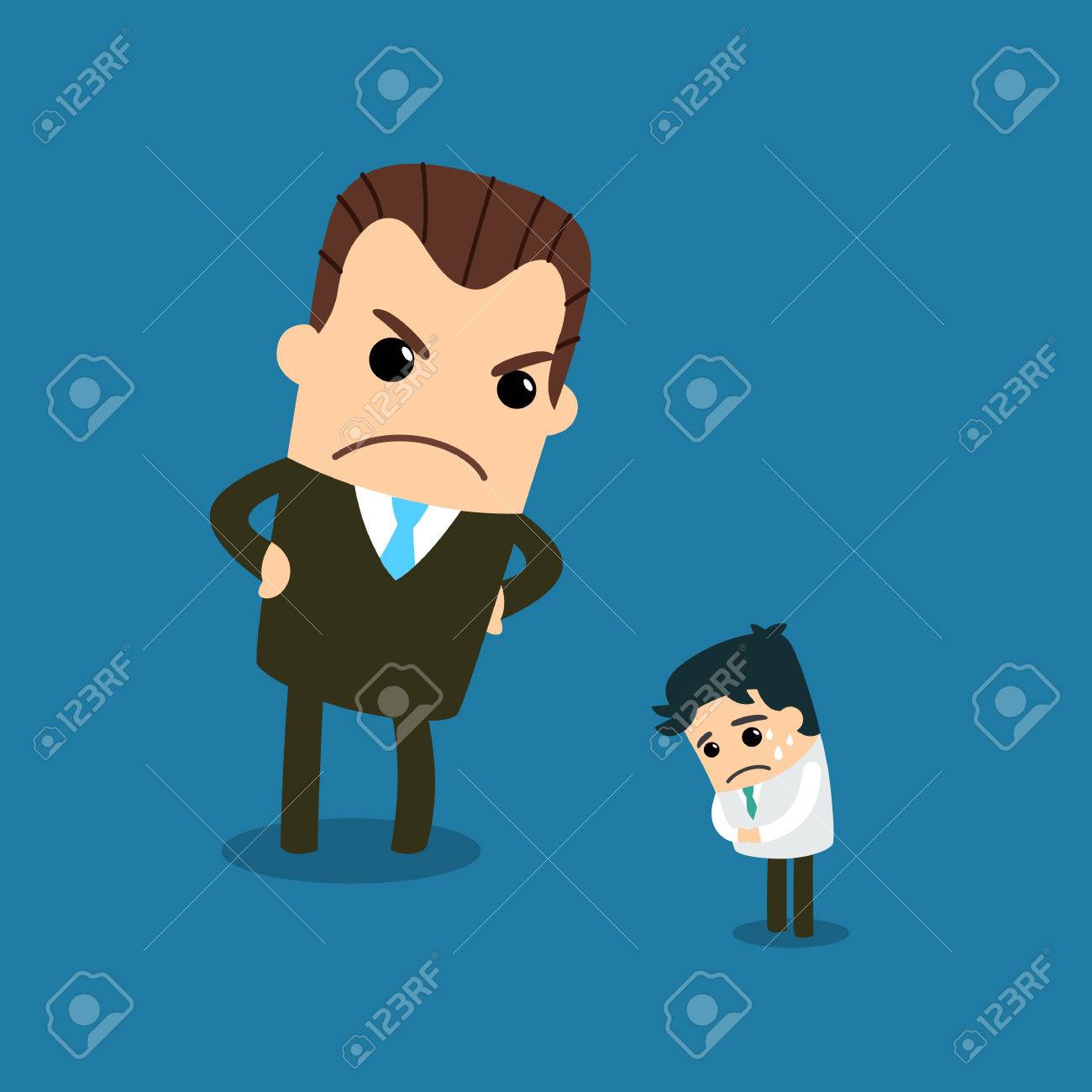 従業員と上司 ベクトルとイラスト のイラスト素材 ベクタ Image 従業員と上司 ベクトルとイラスト のイラスト素材 ベクタ Image