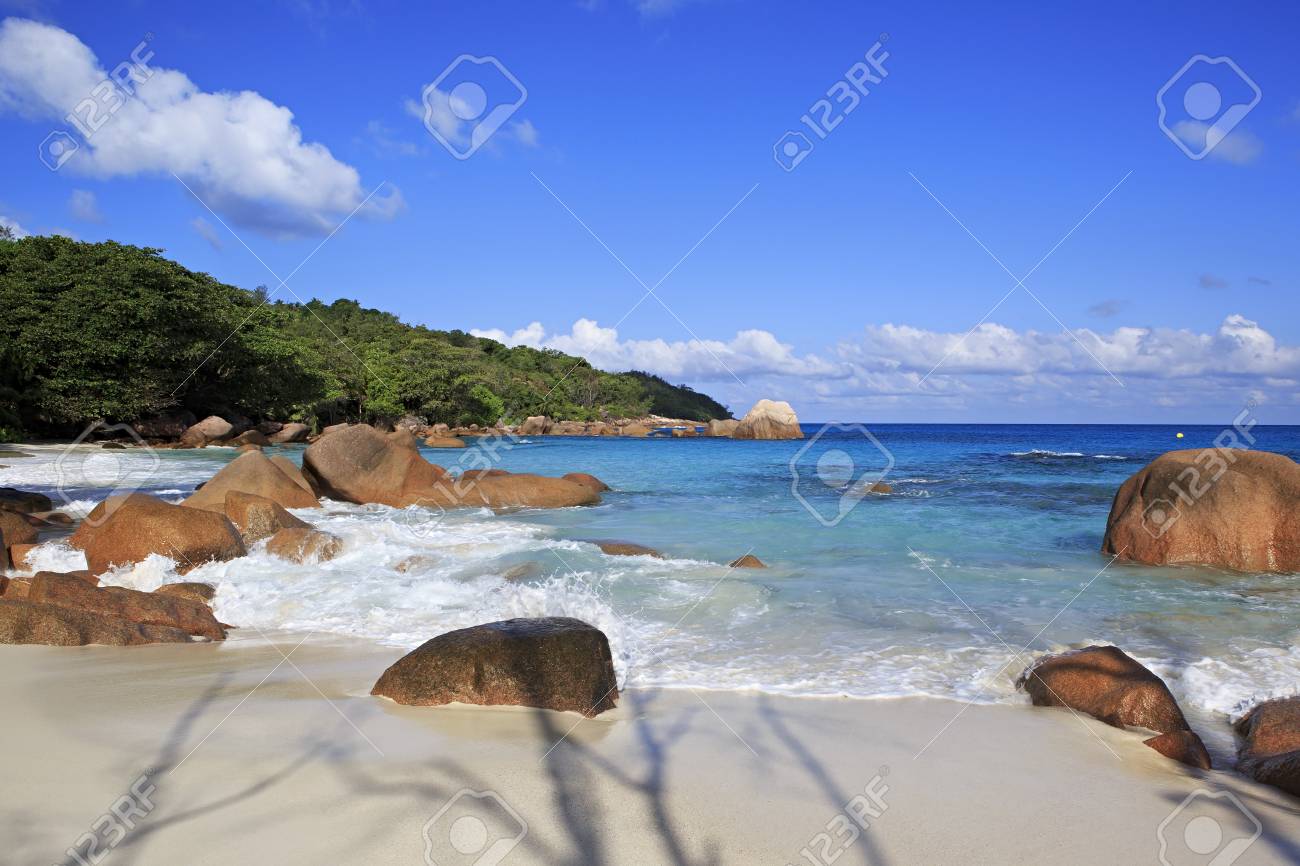 Anse Lazio La Plus Belle Plage De Lîle De Praslin Aux Seychelles