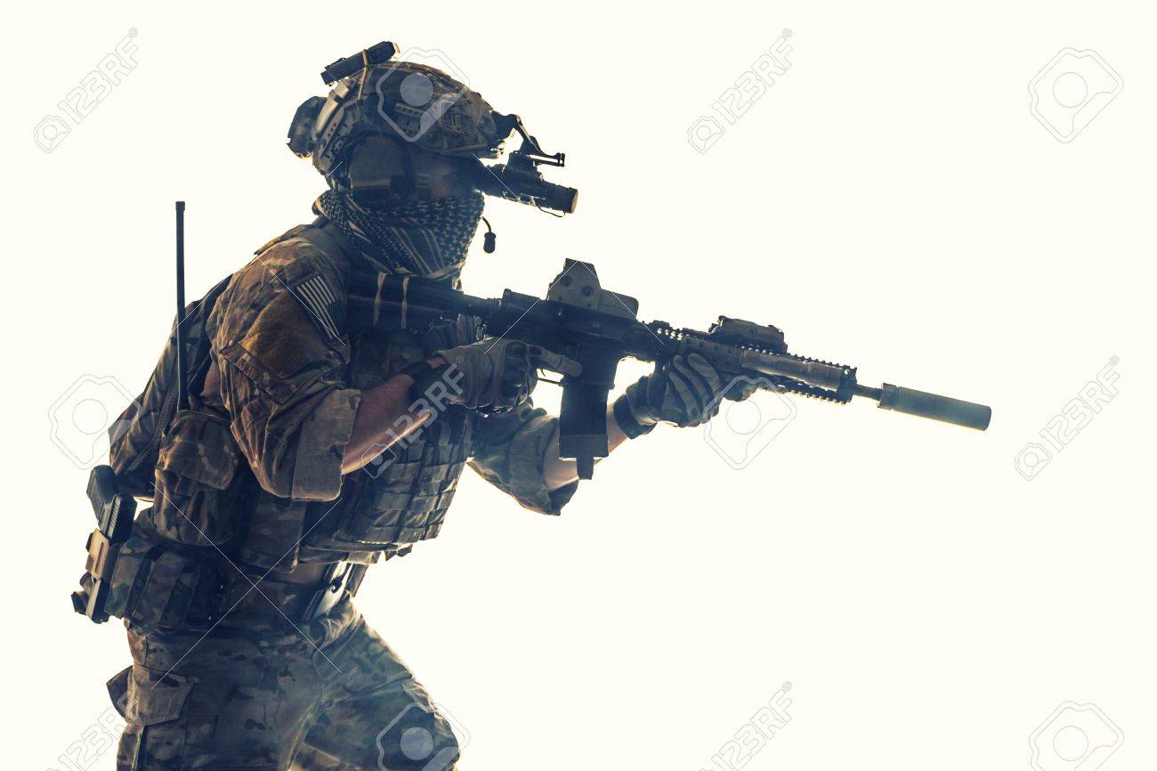 army ranger in field
