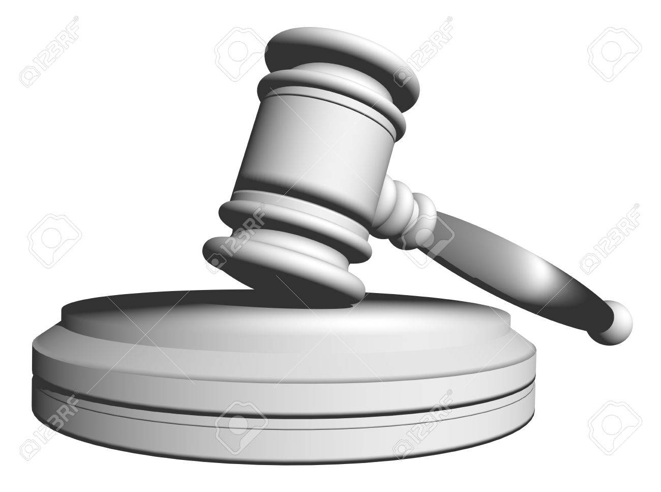 小槌オークション ハンマー グレー ホワイト 3 D イラストをスタンドに小槌 の写真素材 画像素材 Image 30931265