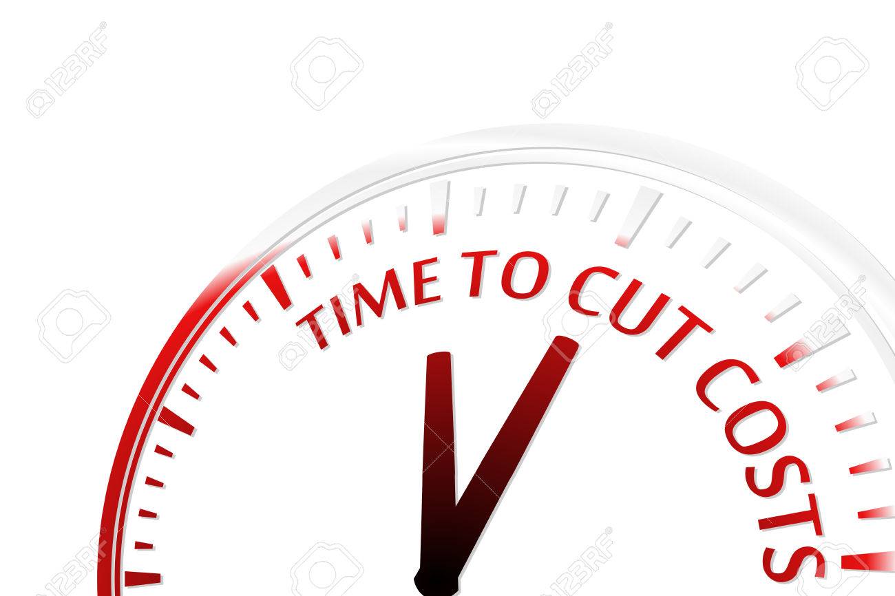 時間を削減するコストをクロック ベクター イラストのイラスト素材・ベクター Image 22214423