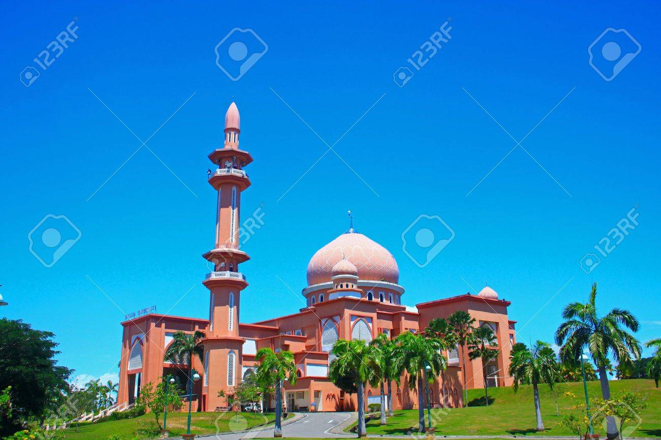 Architektur Der Universität Moschee Kota Kinabalu Sabah Malaysia