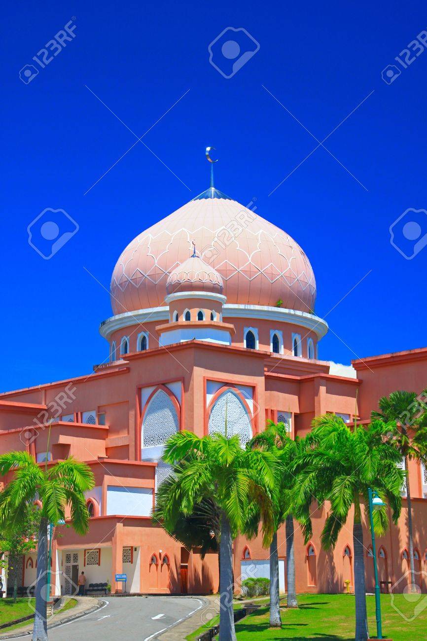 Architektur Der Universität Moschee Kota Kinabalu Sabah Malaysia