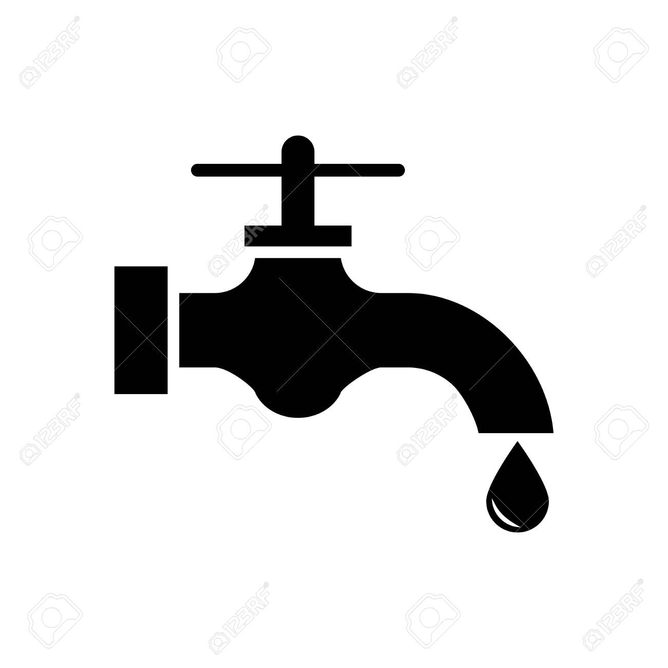 Water Pipe Icon Flat Vector Template Design Trendy Royalty Free Cliparts Vectors And Stock Illustration Image 148712480