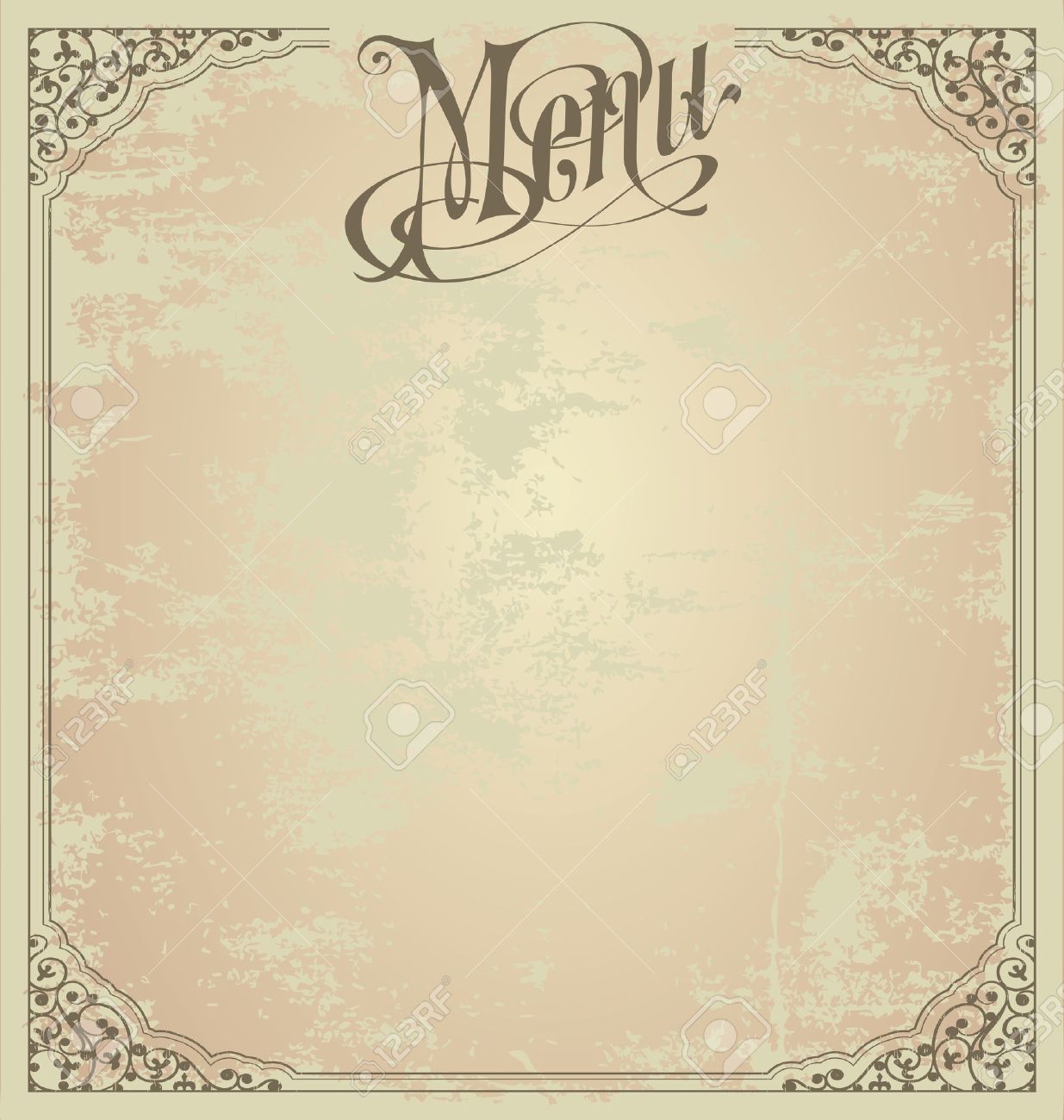 menu design template royalty free cliparts vectors and stock