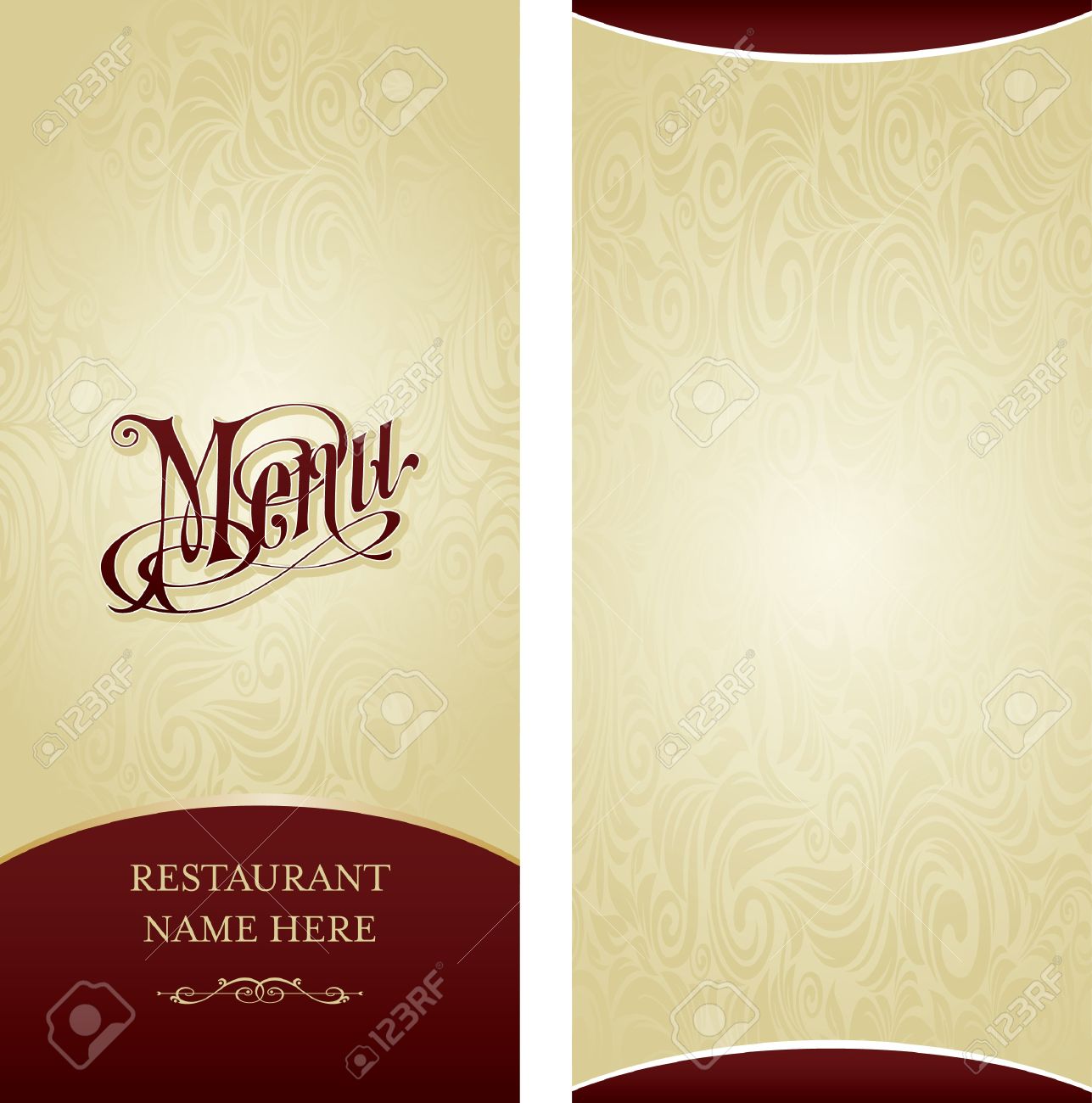 Menu Design Template from previews.123rf.com