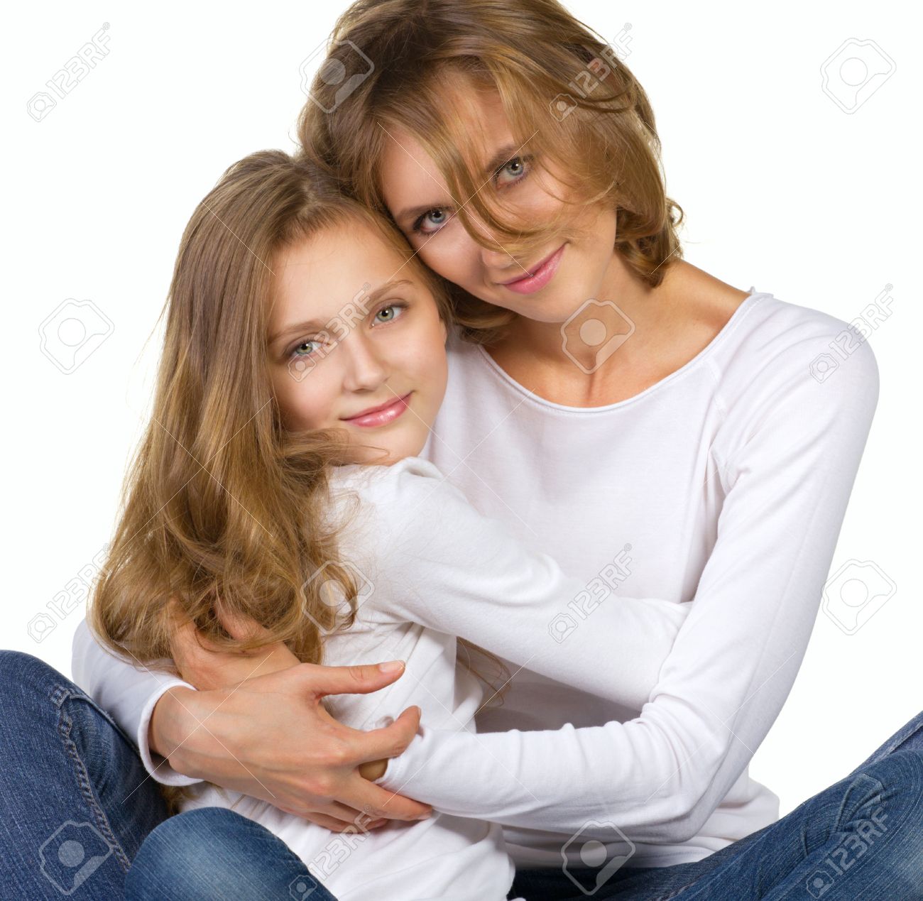 Mother And Daughter Hugging Mother And Daughter Hugging