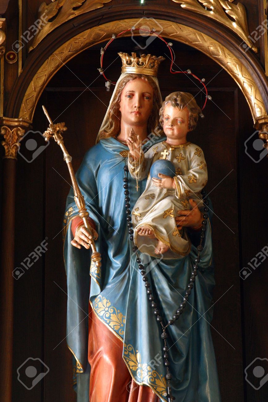 blessed virgin mary with