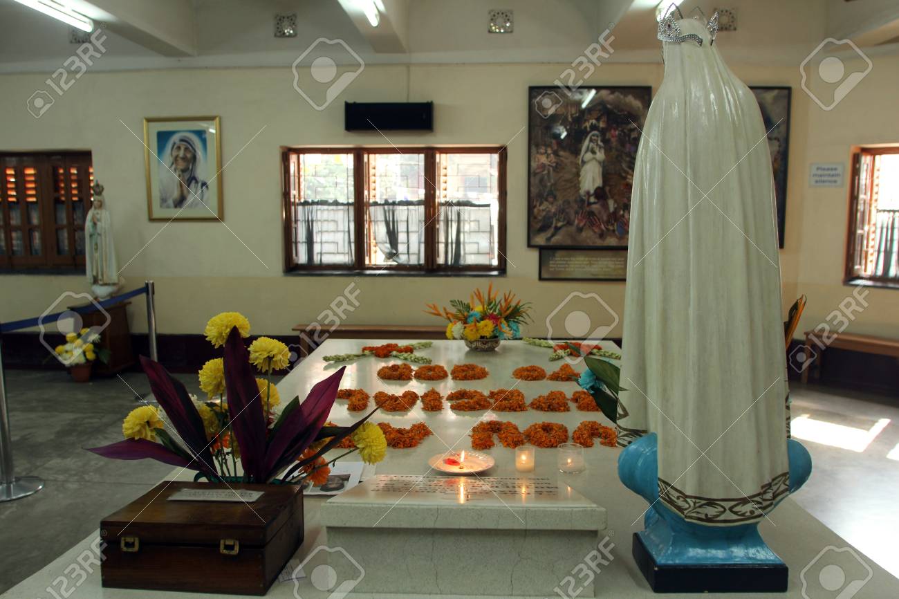 Tomb Of Mother Teresa In Kolkata West Bengal India On Nov 26