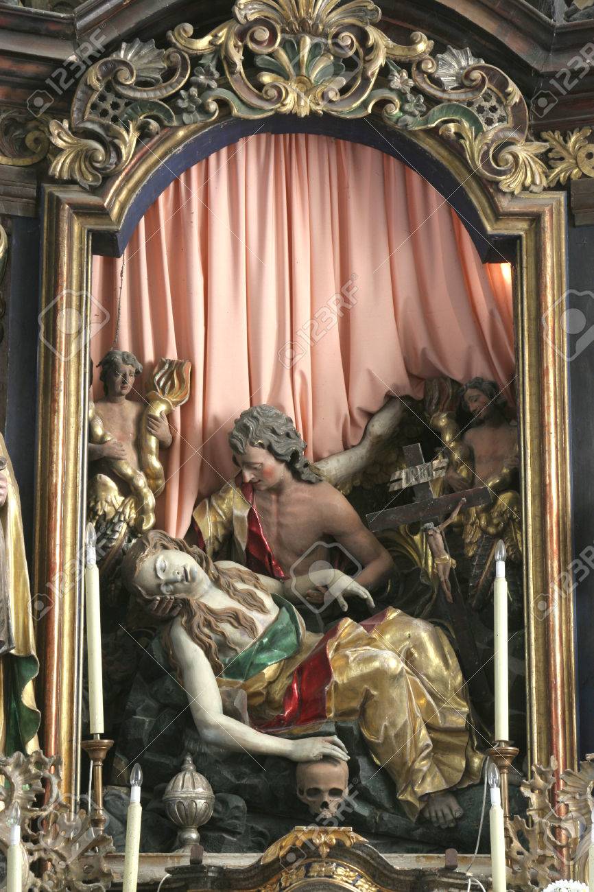 death of saint mary magdalene stock photo picture and royalty free