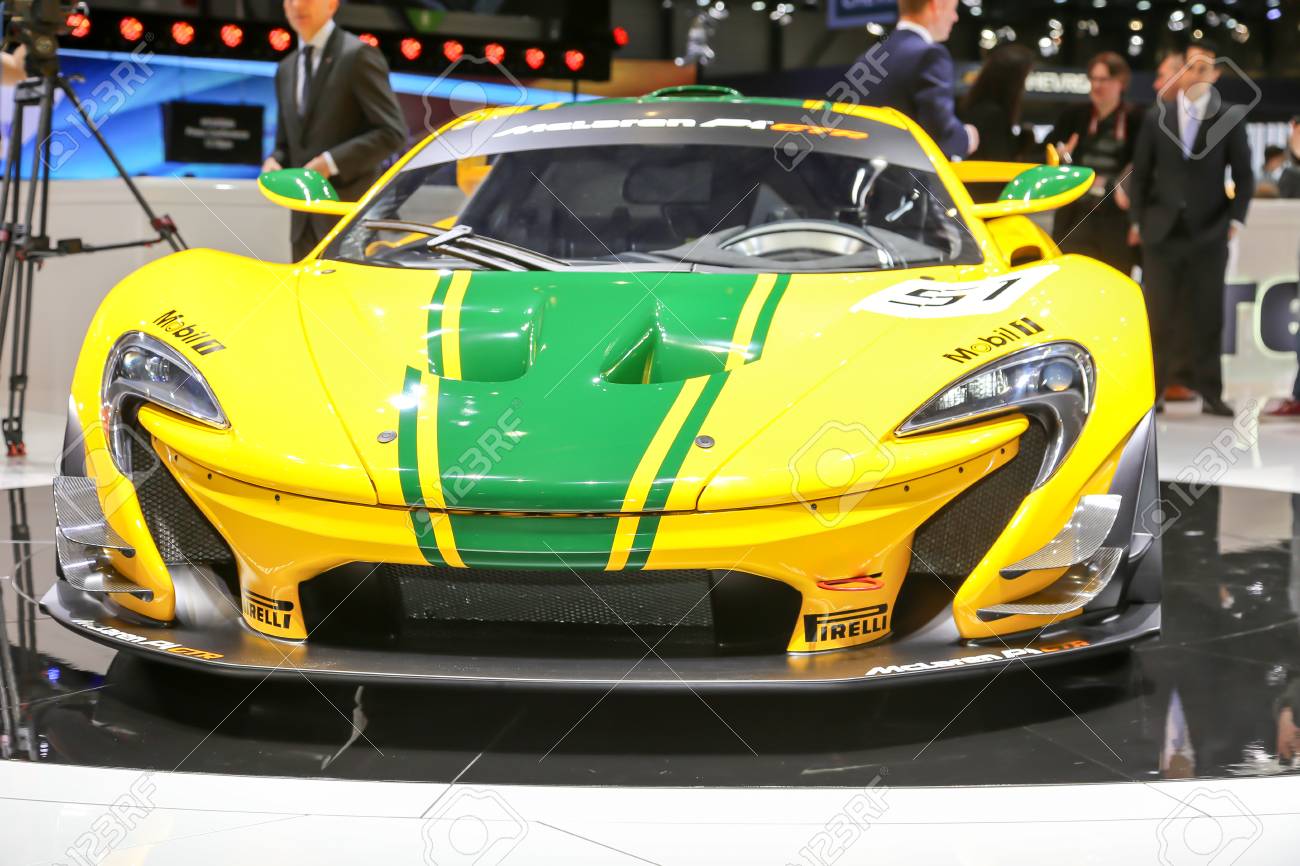 Geneva, Switzerland - March 4, 2015: 2015 McLaren P1 GTR Presented