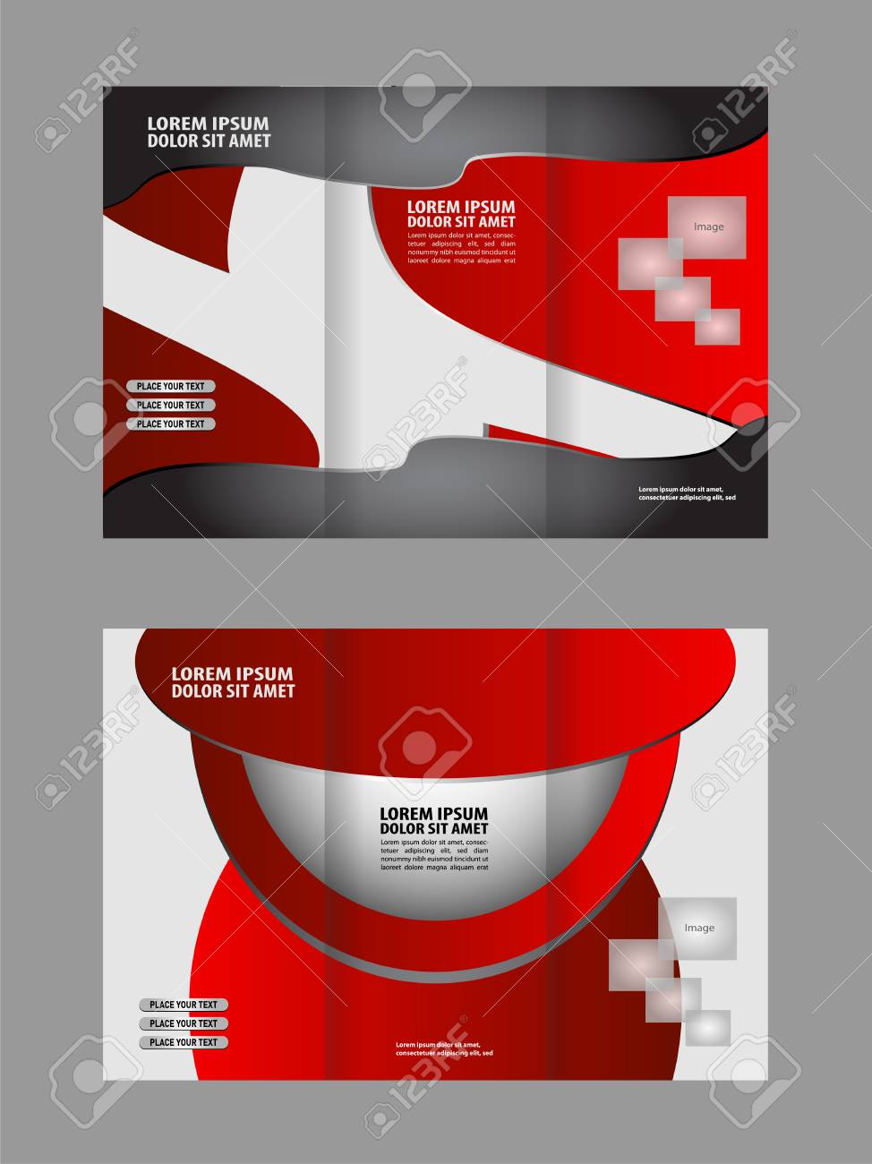 three fold business brochure