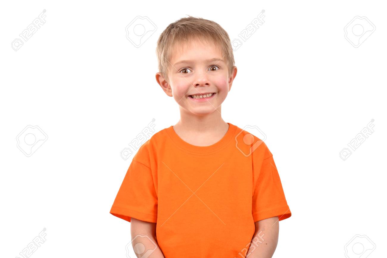 Camiseta naranja niño Clearance