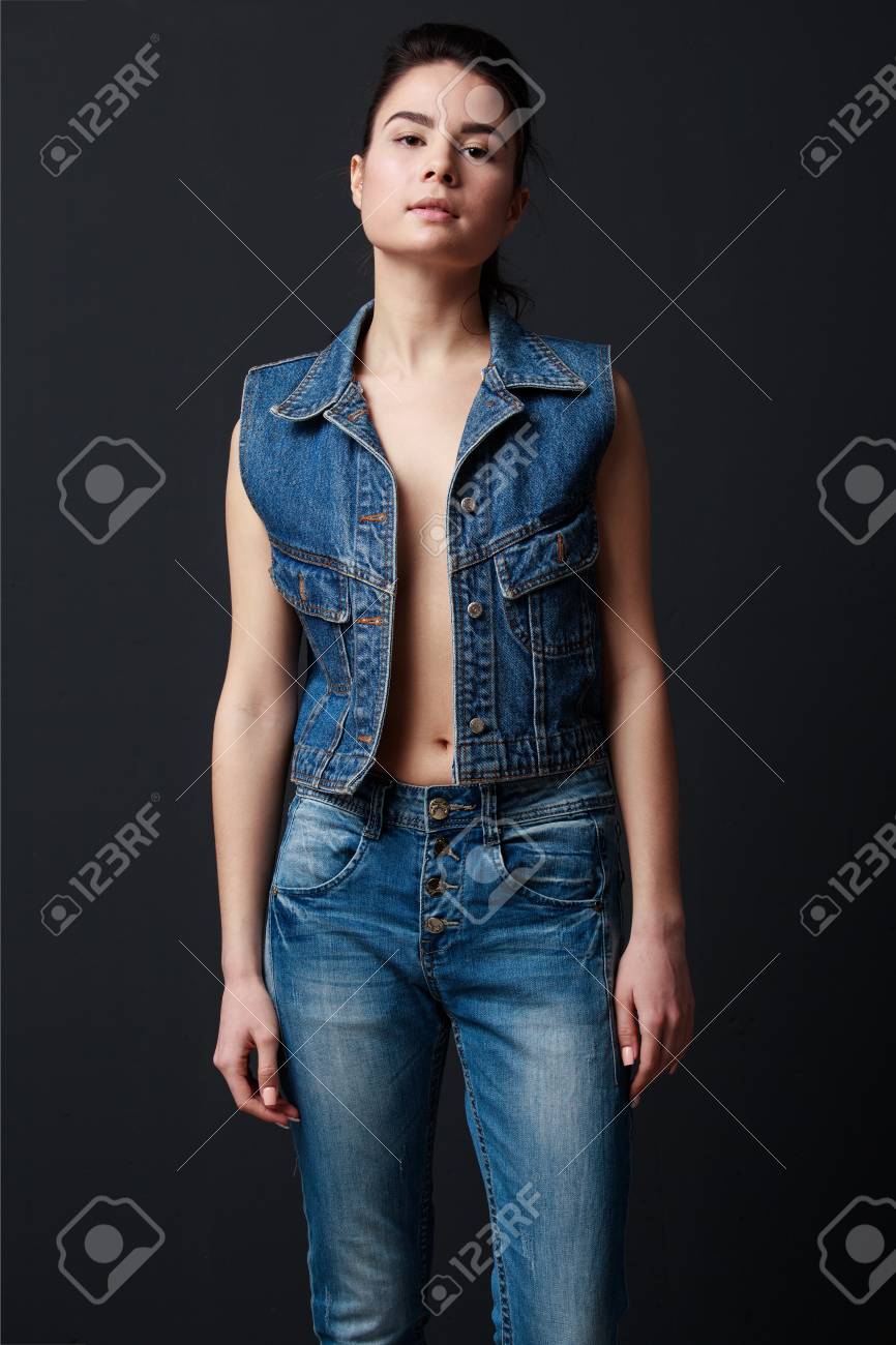 jeans suit for girl