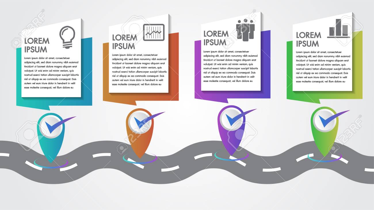 business infographics vector company