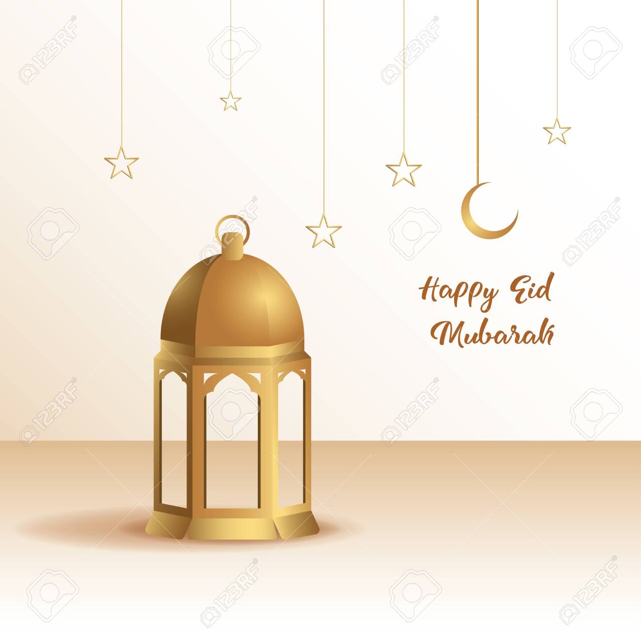 Ramadan Mubarak Background Happy Eid Mubarak Greeting Card Design Royalty Free Cliparts Vectors And Stock Illustration Image 137173667