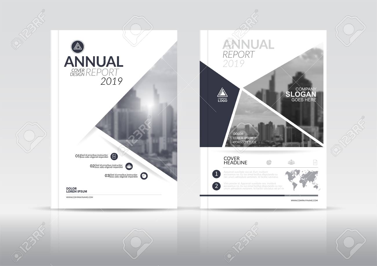 Cover Design Template, Annual Report Cover, Flyer, Presentation Within Report Front Page Template