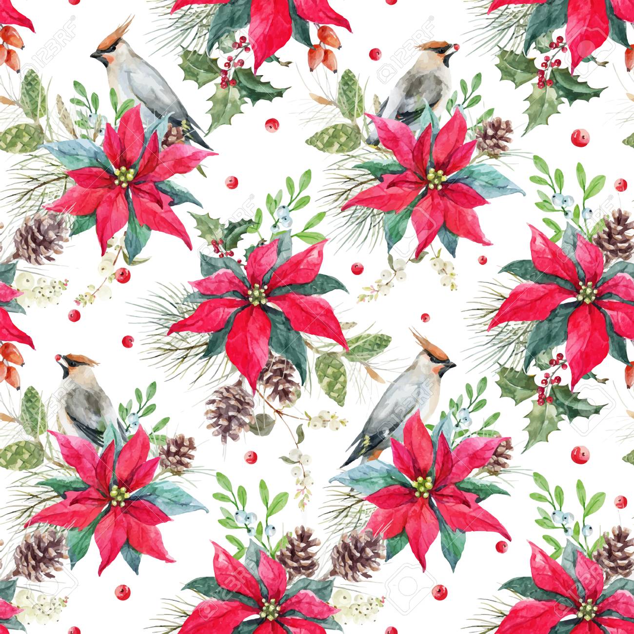 Poinsettia Pattern Cool Decoration Poinsettia Pattern Cool Decoration