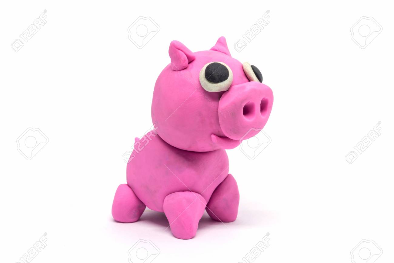 play doh pig