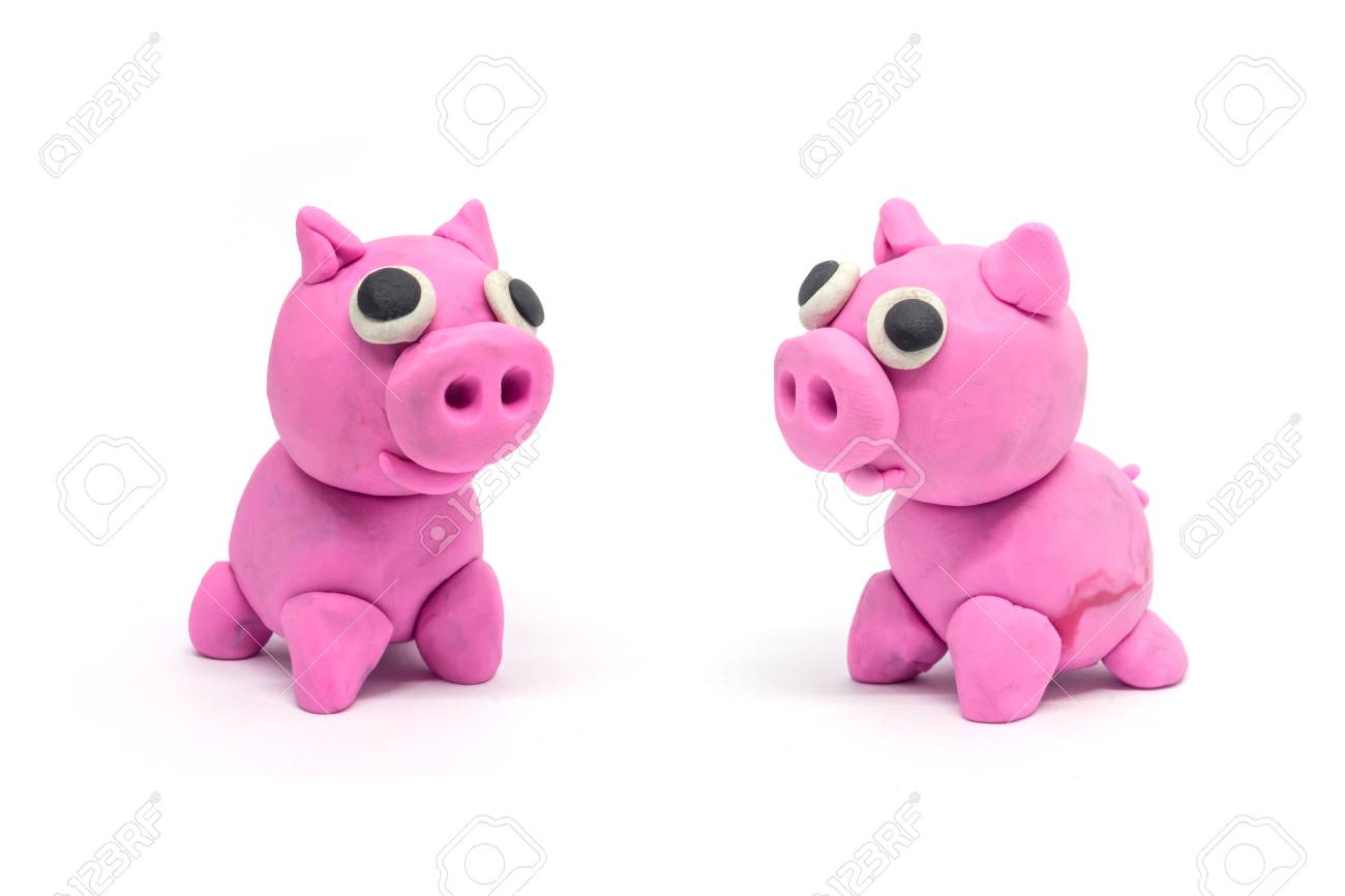 play doh pig