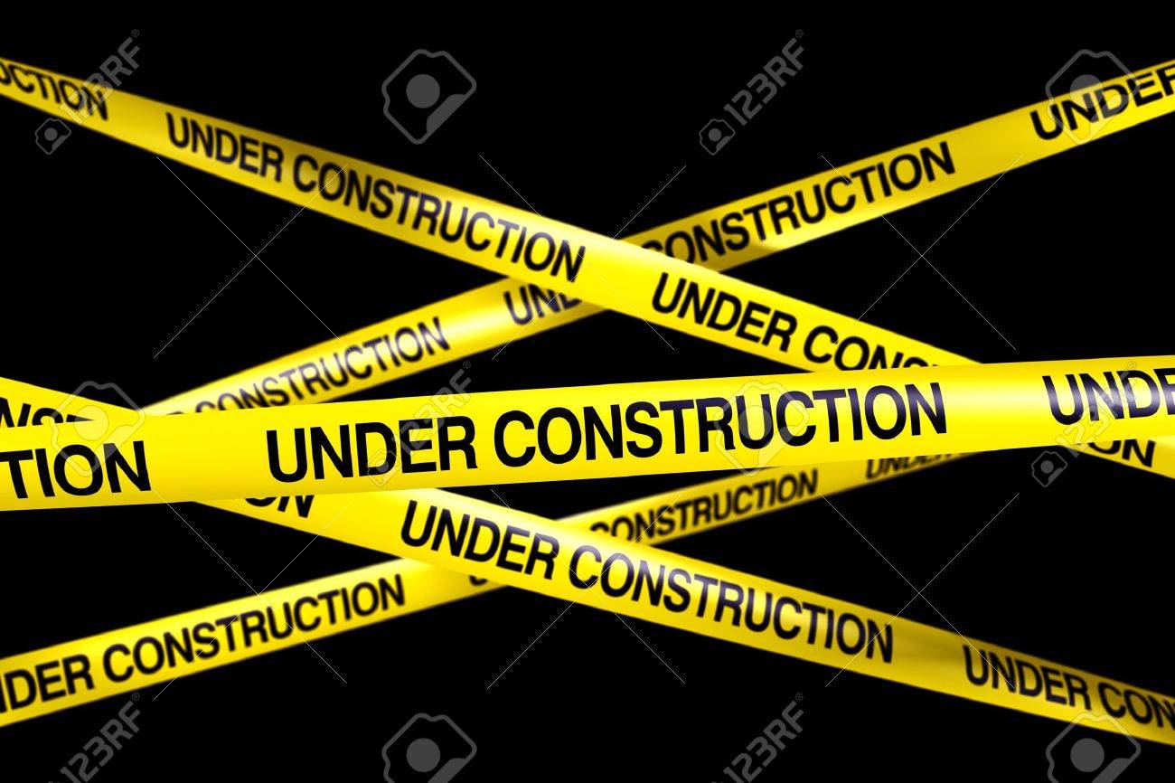 3d rendering of caution