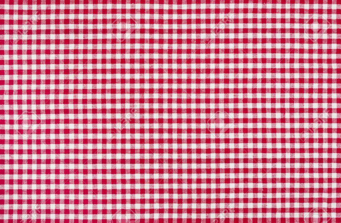 rouge et blanc nappe à carreaux banque d'images et photos libres de