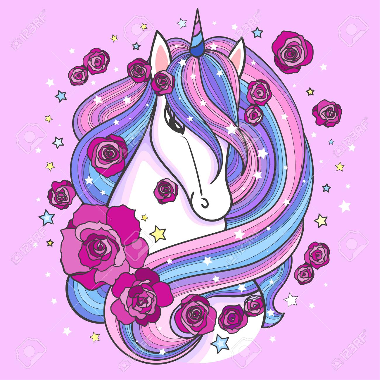 Những hình ảnh Rainbow Unicorn giữa những bông hoa hồng đầy màu sắc sẽ khiến bạn liên tưởng đến một thế giới thần tiên, bồng bềnh và đầy màu sắc. Cùng khám phá chi tiết thú vị trong hình ảnh này!