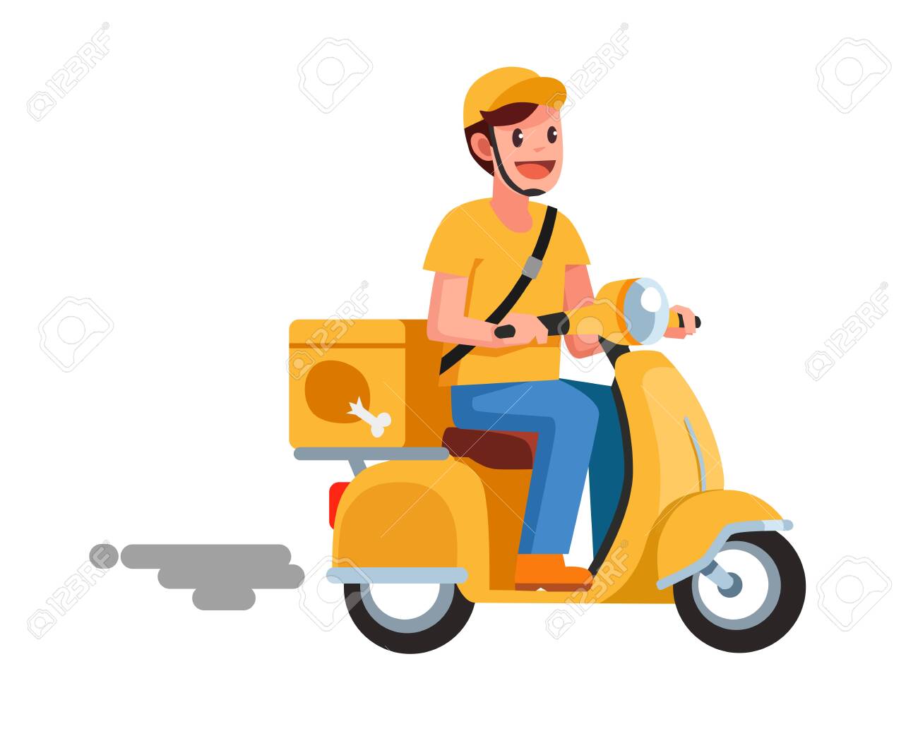 Food Delivery Man Royalty Free SVG, Cliparts, Vectors, and Stock  Illustration. Image 128155168., image size:1300x1036