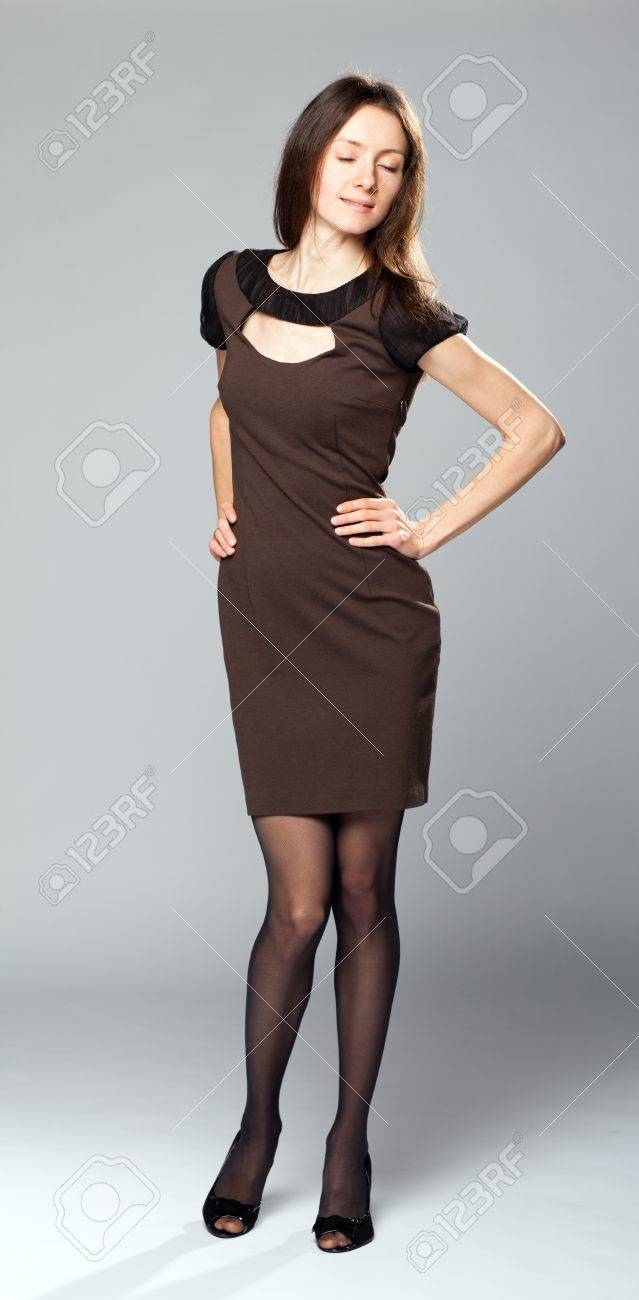 Neutral Evening Dress