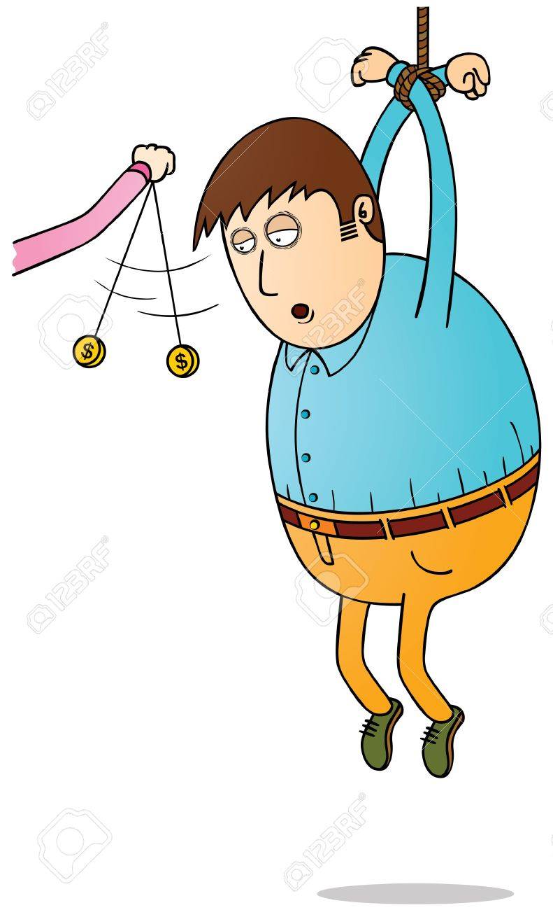 催眠術をかけるのイラスト素材 ベクタ Image