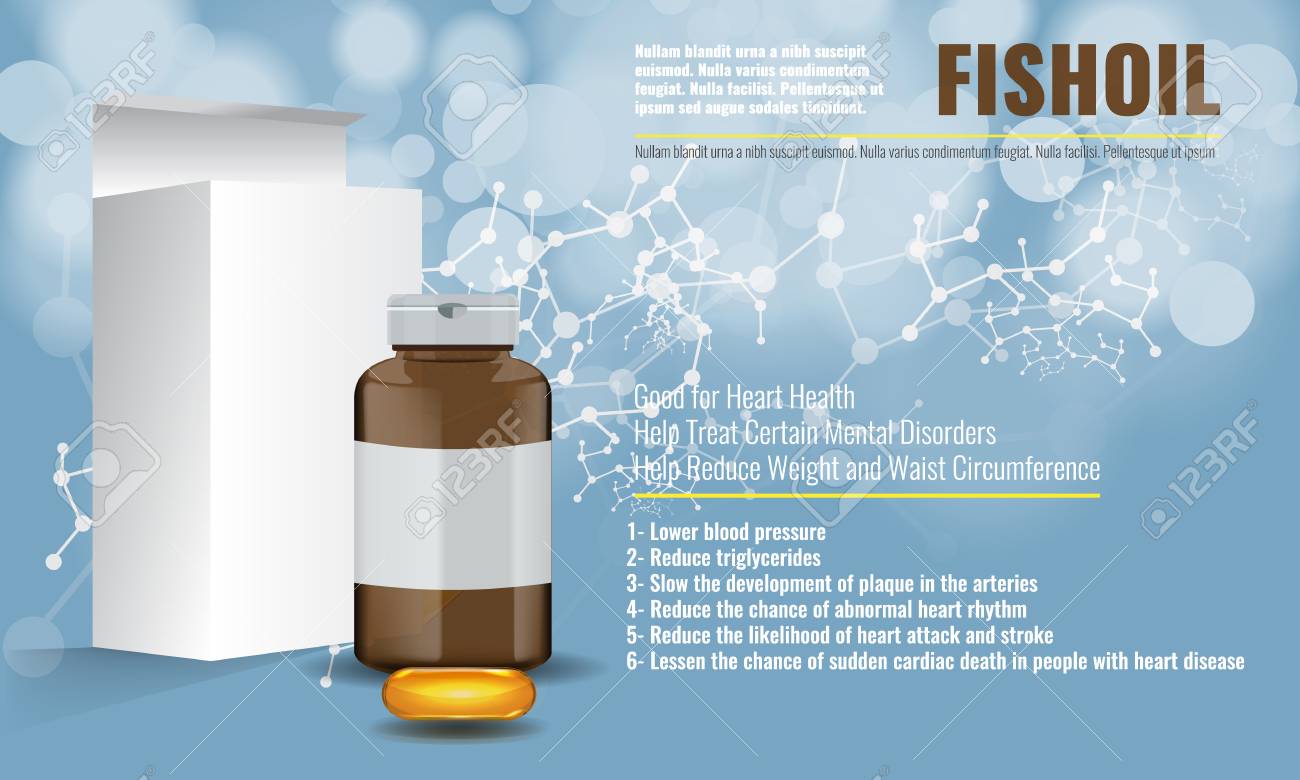 かわいい魚の油化学のバック グラウンドを持つ広告レイアウト デザイン テンプレート イラスト ベクトル のイラスト素材 ベクタ Image