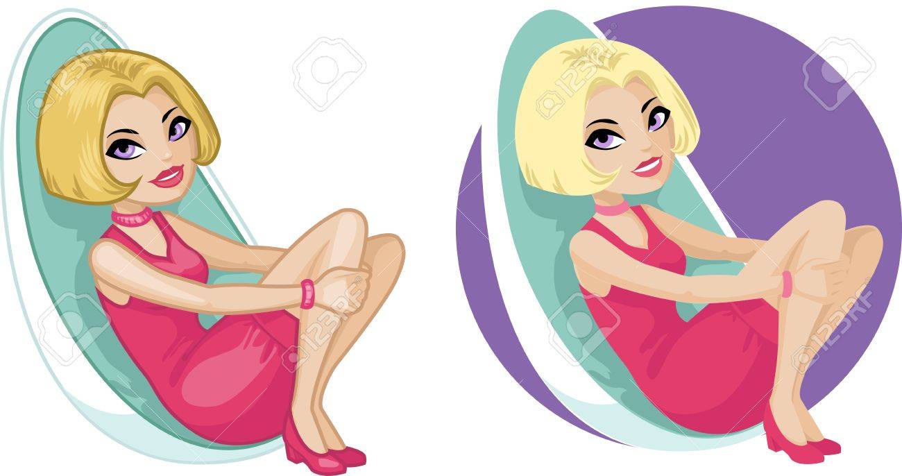 Abito da cocktail immagini cartoni