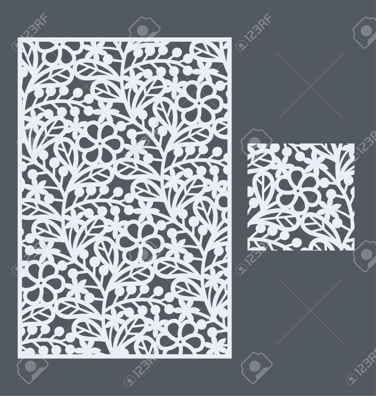laser cut panel and the seamless pattern for decorative panel