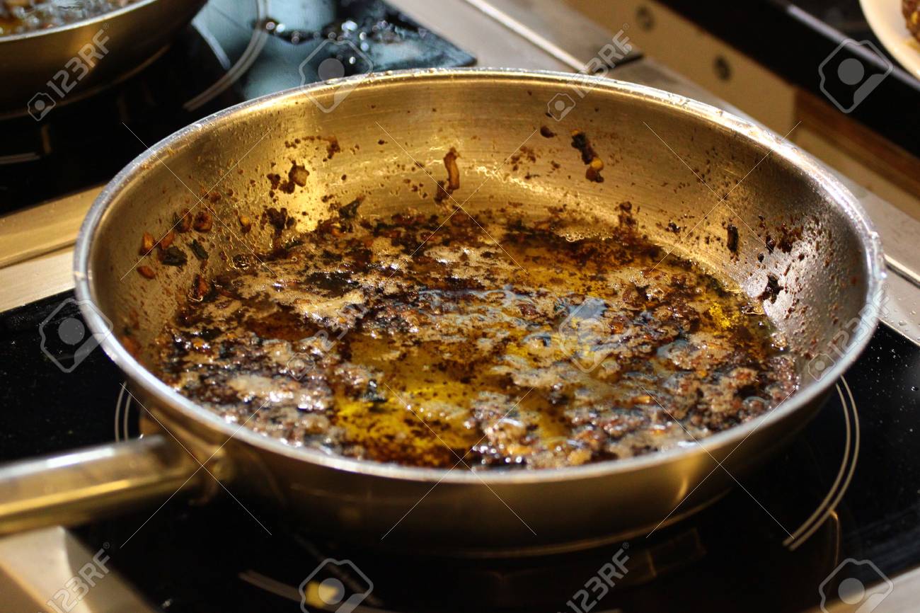 used frying pan